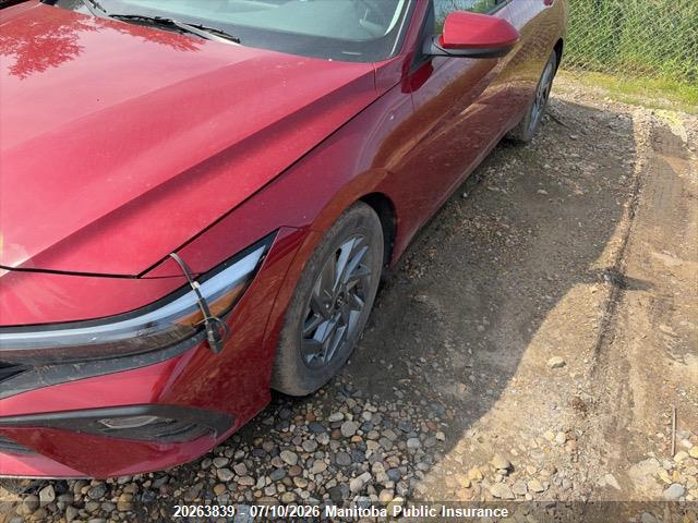 20263839 :رقم المزاد ، KMHLM4DGXSU853223 vin ، 2025 Hyundai Elantra Preferred Preferred مزاد بيع