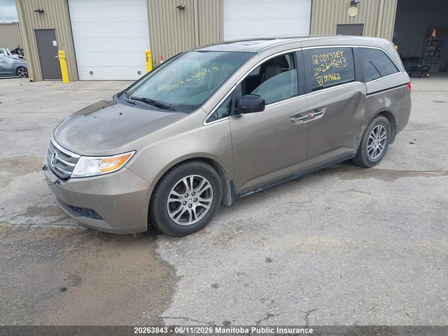 20263843 :رقم المزاد ، 5FNRL5H68CB504662 vin ، 2012 Honda Odyssey Ex-l مزاد بيع