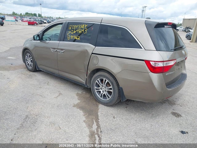 20263843 :رقم المزاد ، 5FNRL5H68CB504662 vin ، 2012 Honda Odyssey Ex-l مزاد بيع