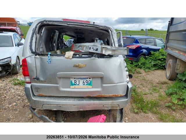 20263851 :رقم المزاد ، 1GNDV23LX5D159877 vin ، 2005 Chevrolet Uplander Ext مزاد بيع