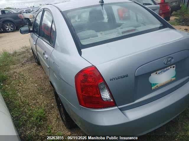 20263855 :رقم المزاد ، KMHCN4BC8AU500765 vin ، 2010 Hyundai Accent Gl مزاد بيع