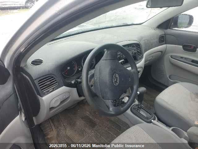 20263855 :رقم المزاد ، KMHCN4BC8AU500765 vin ، 2010 Hyundai Accent Gl مزاد بيع