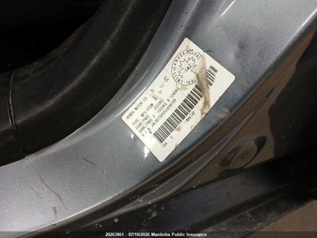 2005 Honda Cr-v Ex მანქანა იყიდება აუქციონზე, vin: JHLRD78805C804189, აუქციონის ნომერი: 20263861