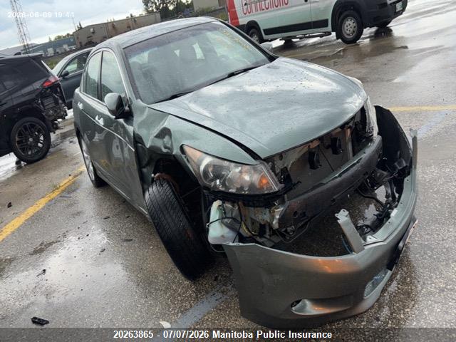 2008 Honda Accord Ex-l V6 მანქანა იყიდება აუქციონზე, vin: 1HGCP36818A801714, აუქციონის ნომერი: 20263865