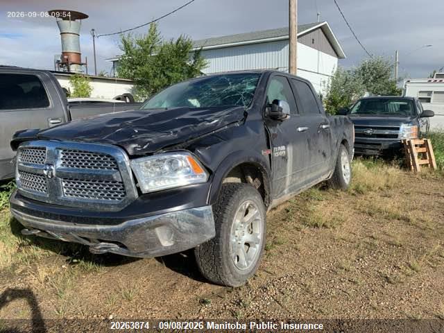 2016 Dodge Ram 1500 Laramie Crew Cab მანქანა იყიდება აუქციონზე, vin: 1C6RR7NM7GS279485, აუქციონის ნომერი: 20263874