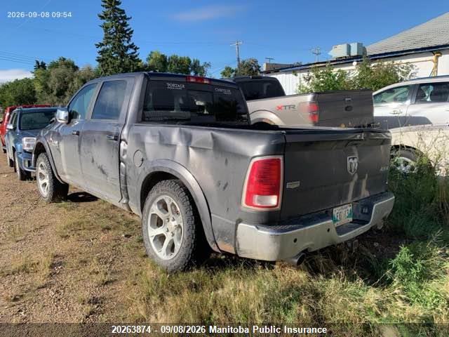 2016 Dodge Ram 1500 Laramie Crew Cab მანქანა იყიდება აუქციონზე, vin: 1C6RR7NM7GS279485, აუქციონის ნომერი: 20263874
