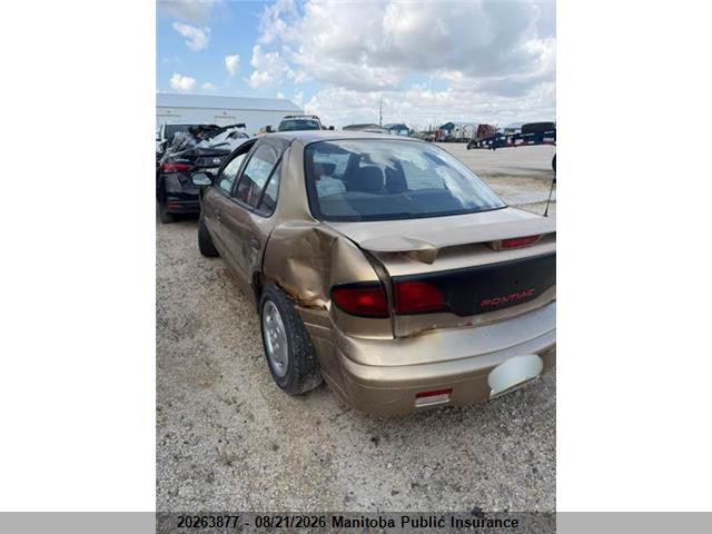 20263877 :رقم المزاد ، 1G2JB5241X7544251 vin ، 1999 Pontiac Sunfire Se مزاد بيع