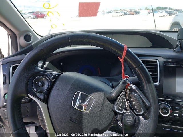 20263922 :رقم المزاد ، 2HGFB2F56FH045159 vin ، 2015 Honda Civic Ex مزاد بيع