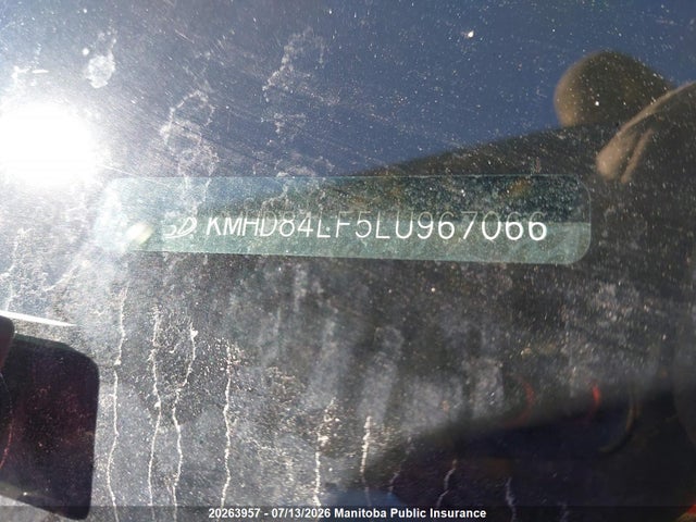 Aukcja sprzedaży 2020 Hyundai Elantra Preferred, vin: KMHD84LF5LU967066, numer aukcji: 20263957