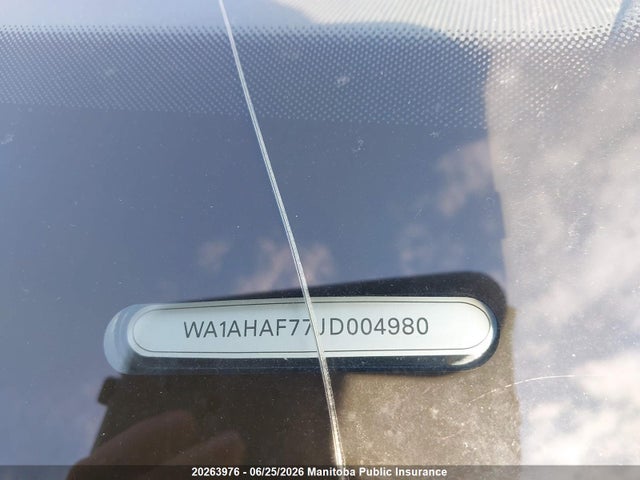 20263976 :رقم المزاد ، WA1AHAF77JD004980 vin ، 2018 Audi Q7 مزاد بيع