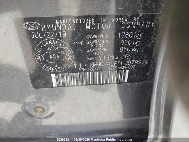 Hyundai Elantra Essential 2020 KMHD74LF8LU979974 Image 8