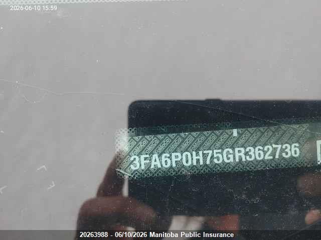 Ford FUSION SE 2016 3FA6P0H75GR362736 Image 9