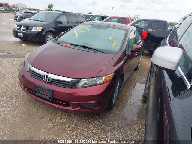 Aukcja sprzedaży 2012 Honda Civic Ex, vin: 2HGFB2F55CH012374, numer aukcji: 20263990