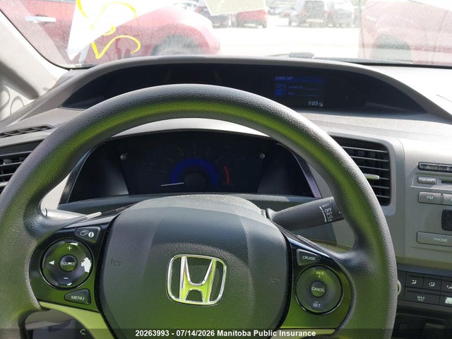 Aukcja sprzedaży 2012 Honda Civic Lx, vin: 2HGFB2F49CH060869, numer aukcji: 20263993