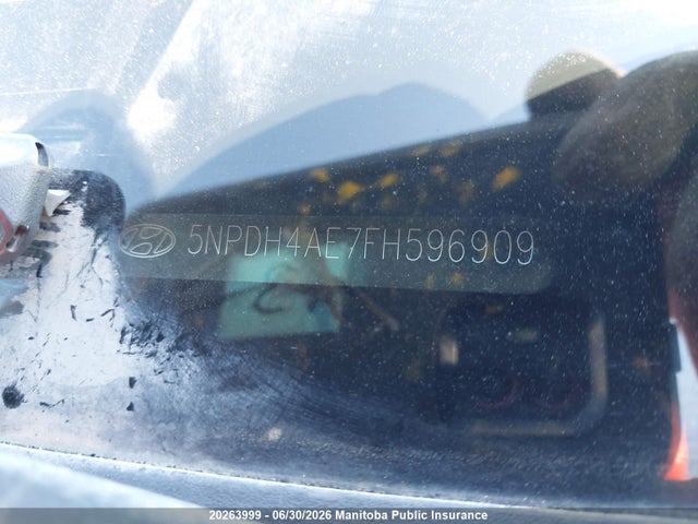 Продаж на аукціоні авто 2015 Hyundai Elantra Gl, vin: 5NPDH4AE7FH596909, номер лоту: 20263999