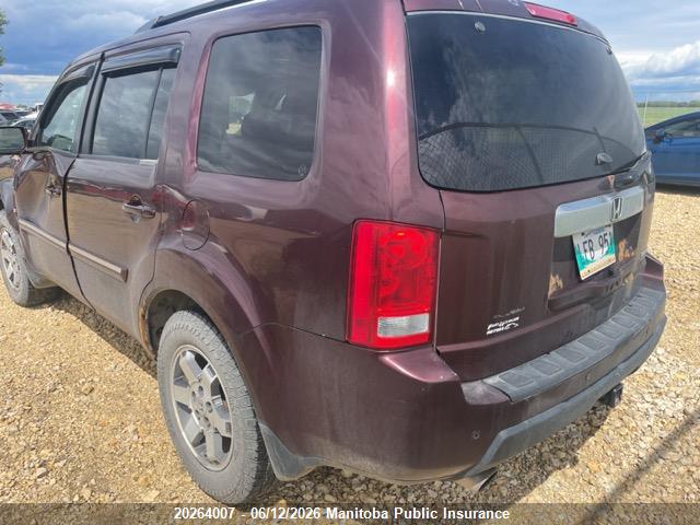 2010 Honda Pilot Touring მანქანა იყიდება აუქციონზე, vin: 5FNYF4H97AB502986, აუქციონის ნომერი: 20264007