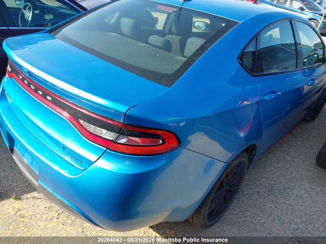 20264042 :رقم المزاد ، 1C3CDFFA9GD823036 vin ، 2016 Dodge Dart Sxt Sport مزاد بيع