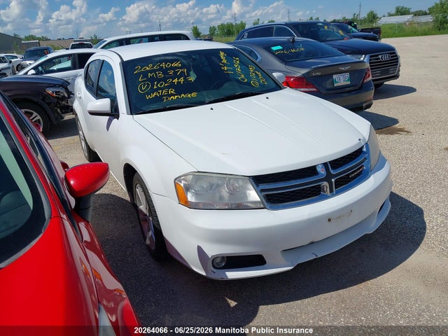 2014 Dodge Avenger Sxt მანქანა იყიდება აუქციონზე, vin: 1C3CDZCB3EN102443, აუქციონის ნომერი: 20264066