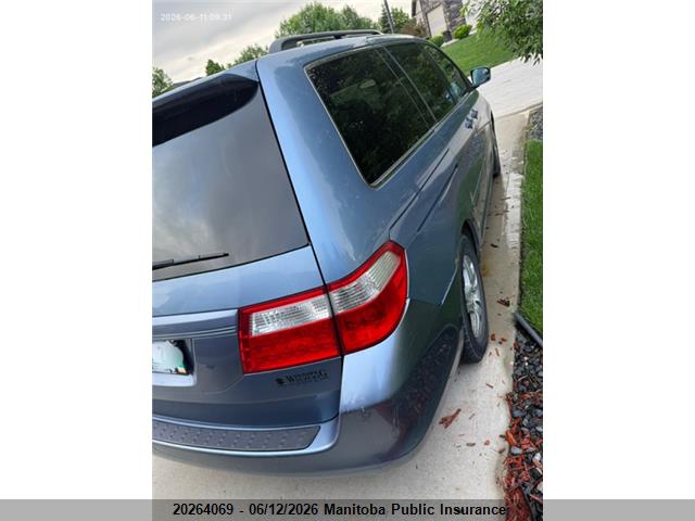 20264069 :رقم المزاد ، 5FNRL38607B511437 vin ، 2007 Honda Odyssey Ex مزاد بيع