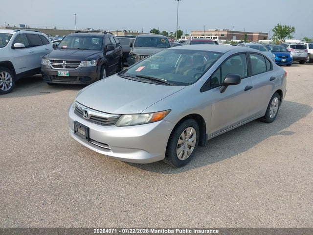 Продажа на аукционе авто 2012 Honda Civic Dx, vin: 2HGFB2E23CH005611, номер лота: 20264071