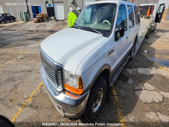 2000 Ford Excursion Limited მანქანა იყიდება აუქციონზე, vin: 1FMNU42F6YEB28210, აუქციონის ნომერი: 20264083