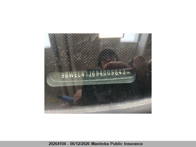 20264104 :رقم المزاد ، 9BWEL41J694009843 vin ، 2009 Volkswagen Golf City مزاد بيع