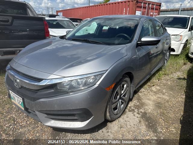 Honda Civic Lx 2016 2HGFC2F52GH001433 Image 2