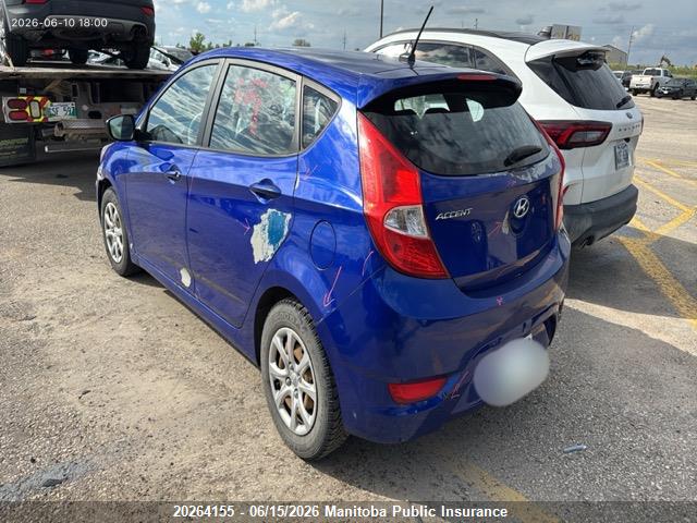 2013 Hyundai Accent Gl მანქანა იყიდება აუქციონზე, vin: KMHCT5AEXDU132494, აუქციონის ნომერი: 20264155