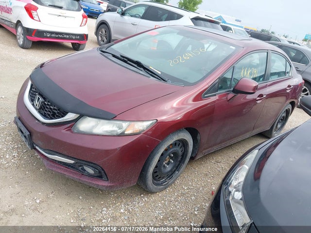 Honda Civic Touring 2015 2HGFB2F77FH030090 Image 2