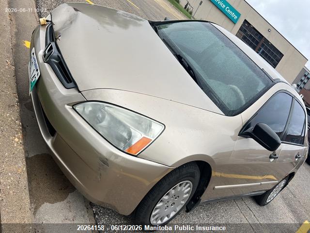 20264158 :رقم المزاد ، 1HGCM56175A815488 vin ، 2005 Honda Accord Dx مزاد بيع
