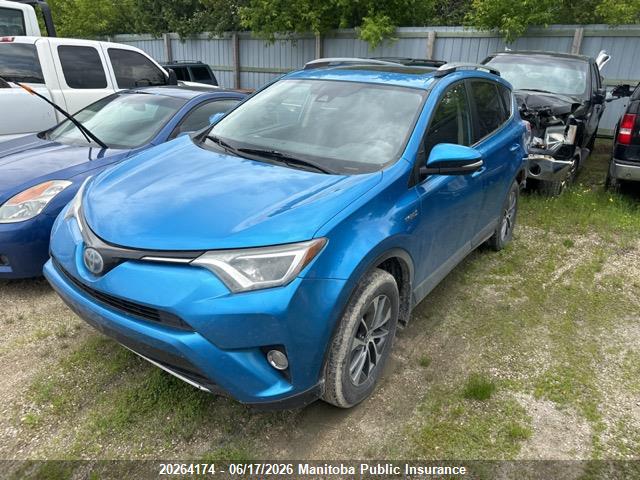 2017 Toyota Rav4 Xle Hybrid მანქანა იყიდება აუქციონზე, vin: JTMRJREV6HD069938, აუქციონის ნომერი: 20264174