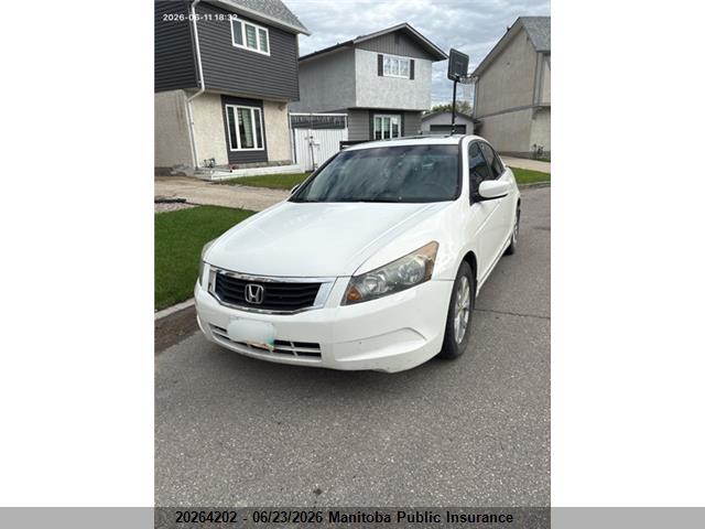Aukcja sprzedaży 2008 Honda Accord Ex-l, vin: 1HGCP26868A810029, numer aukcji: 20264202