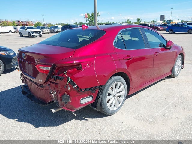 2019 Toyota Camry Le მანქანა იყიდება აუქციონზე, vin: 4T1B11HK5KU765665, აუქციონის ნომერი: 20264216