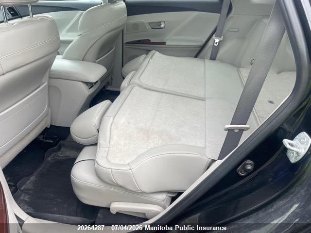 20264287 :رقم المزاد ، 4T3BK3BB4AU037732 vin ، 2010 Toyota Venza V6 مزاد بيع