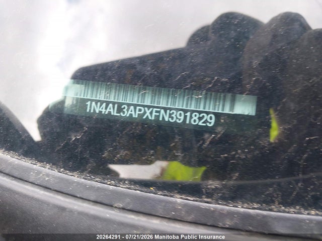 Aukcja sprzedaży 2015 Nissan Altima 2.5 Sv, vin: 1N4AL3APXFN391829, numer aukcji: 20264291