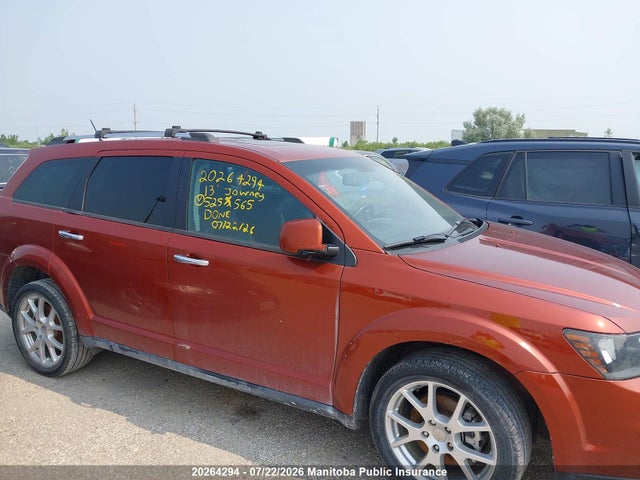 Продаж на аукціоні авто 2013 Dodge Journey R/t, vin: 3C4PDDFG9DT525565, номер лоту: 20264294