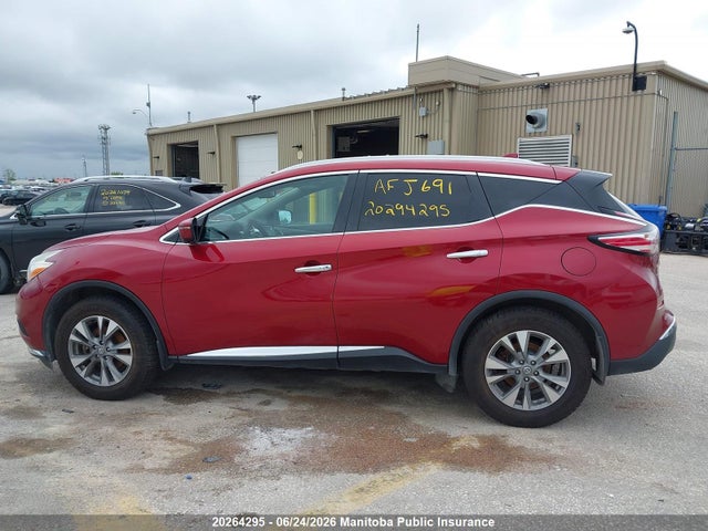 Продажа на аукционе авто 2016 Nissan Murano Sl, vin: 5N1AZ2MH2GN149508, номер лота: 20264295