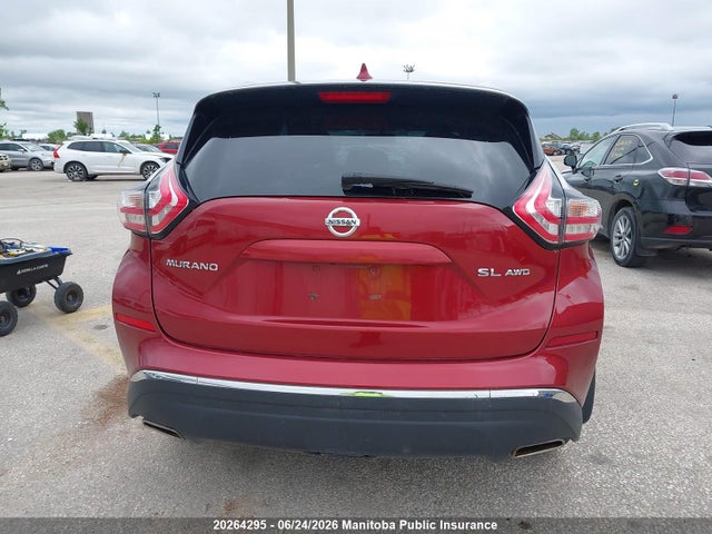 Продажа на аукционе авто 2016 Nissan Murano Sl, vin: 5N1AZ2MH2GN149508, номер лота: 20264295