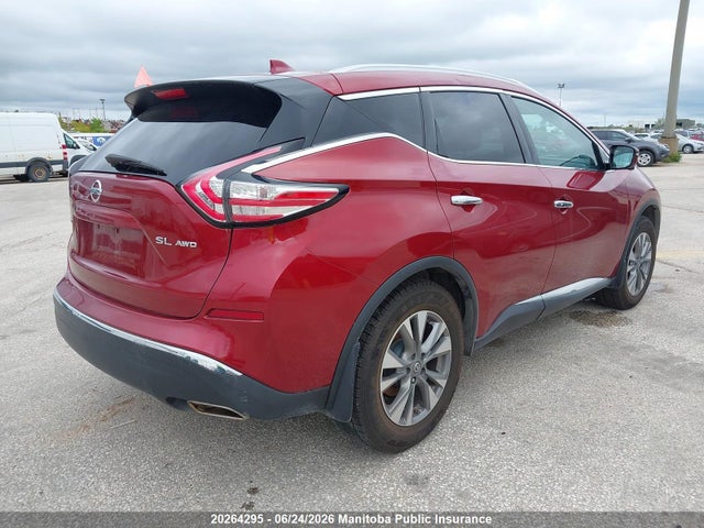 Продажа на аукционе авто 2016 Nissan Murano Sl, vin: 5N1AZ2MH2GN149508, номер лота: 20264295