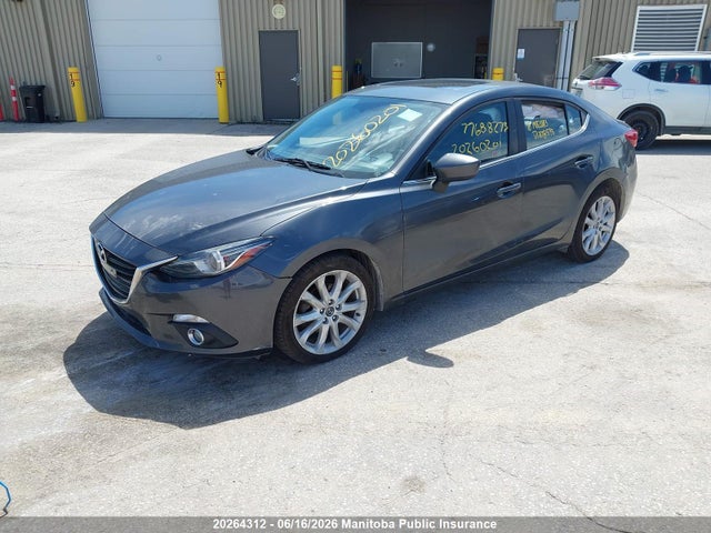2016 Mazda Mazda3 Gt Sky მანქანა იყიდება აუქციონზე, vin: JM1BM1W33G1278593, აუქციონის ნომერი: 20264312