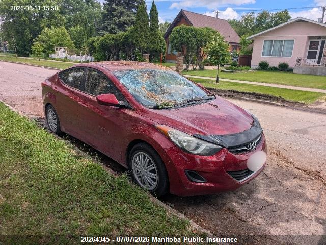 Продаж на аукціоні авто 2013 Hyundai Elantra Gl, vin: 5NPDH4AE2DH273834, номер лоту: 20264345
