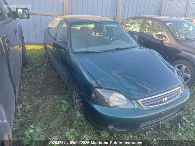 2000 Honda Civic Se მანქანა იყიდება აუქციონზე, vin: 2HGEJ6510YH926964, აუქციონის ნომერი: 20264362