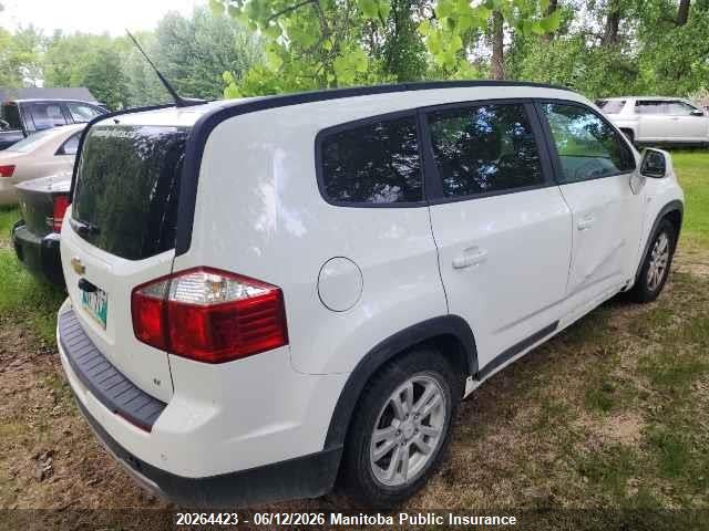 20264423 :رقم المزاد ، KL77P2EM3CK554737 vin ، 2012 Chevrolet Orlando Lt مزاد بيع