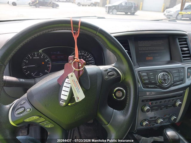 20264437 :رقم المزاد ، 5N1DR2MM4HC646518 vin ، 2017 Nissan Pathfinder Sl مزاد بيع