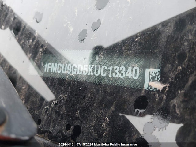 Ford ESCAPE SE 2019 1FMCU9GD5KUC13340 Image 9