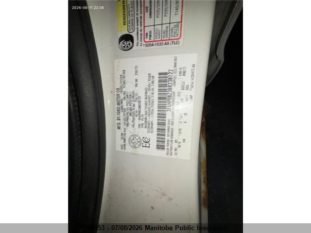 20264453 :رقم المزاد ، 3FAHP08Z38R238122 vin ، 2008 Ford Fusion Sel مزاد بيع