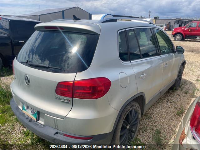 20264484 :رقم المزاد ، WVGBV7AXXCW529130 vin ، 2012 Volkswagen Tiguan 2.0 Tsi مزاد بيع