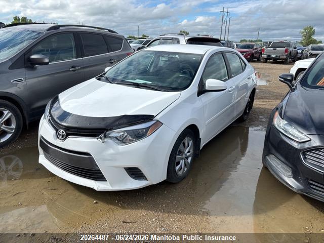 Aukcja sprzedaży 2016 Toyota Corolla Le, vin: 2T1BURHE2GC551094, numer aukcji: 20264487
