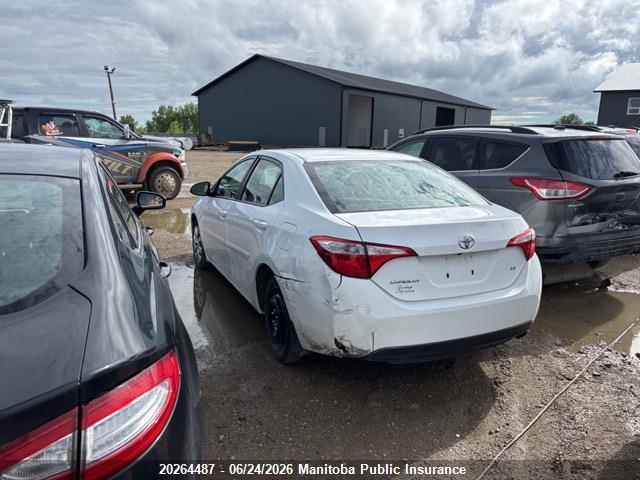 Aukcja sprzedaży 2016 Toyota Corolla Le, vin: 2T1BURHE2GC551094, numer aukcji: 20264487