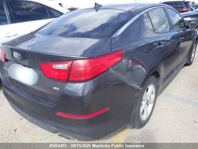 KIA Optima Lx 2014 KNAGM4A79E5485350 Image 3
